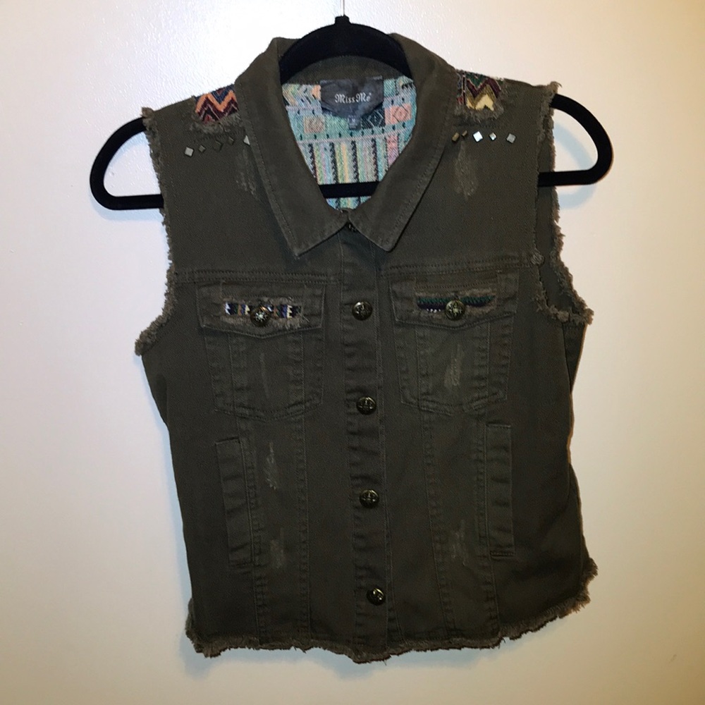 NWOT Miss Me vest